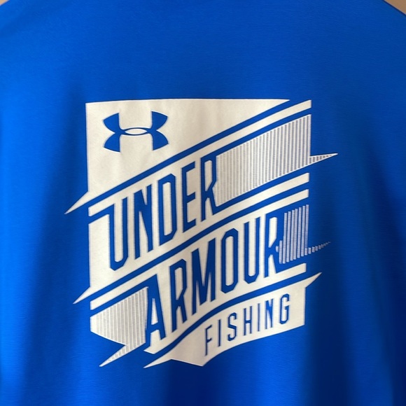 Under Armour Fishing Storm Quarter Zip Sweatshirt- Medium - Picture 3 of 8